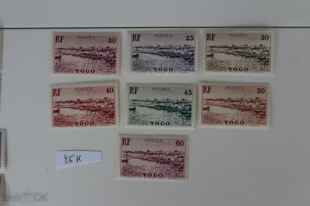 Французские колонии Того 32 марки чистая серия, без наклейки 1941 г.