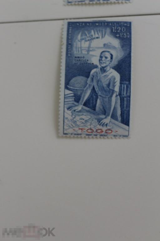 Французские колонии чистая Авиапочта, Женщина, 1942 г. Того
