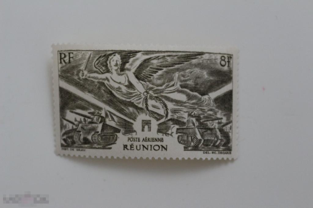 Французские колонии Авиапочта, Победа, 1946 г. Реюньон
