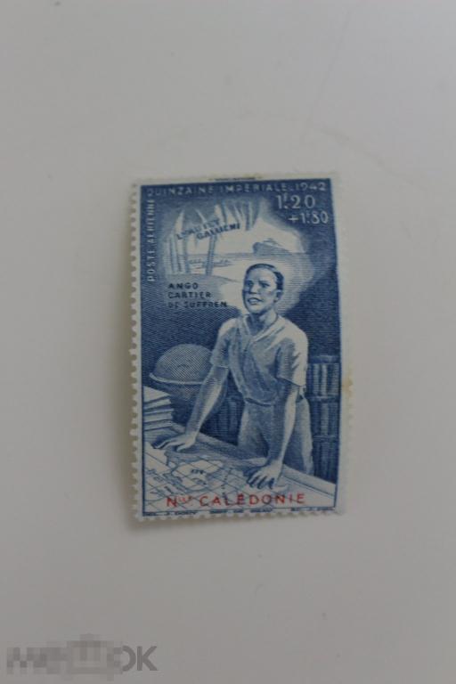 Французские колонии чистая Авиапочта, Женщина, 1942 г. Новая Каледония