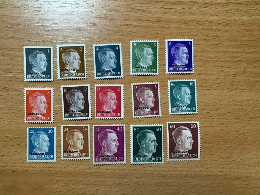 Третий рейх чистая серия 15 марок оккупация Австрии