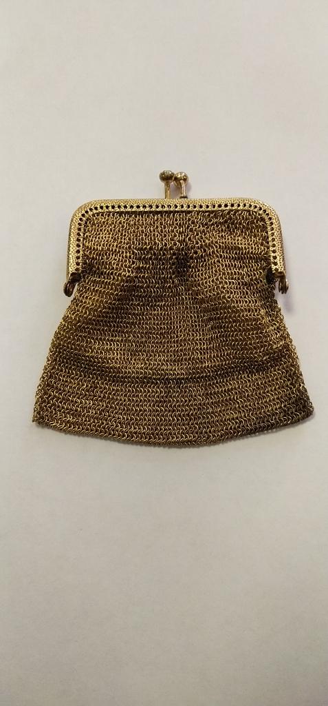 Кошелек. Европа. Кольчуго. Металл. Золочение. Начало 20-го века.