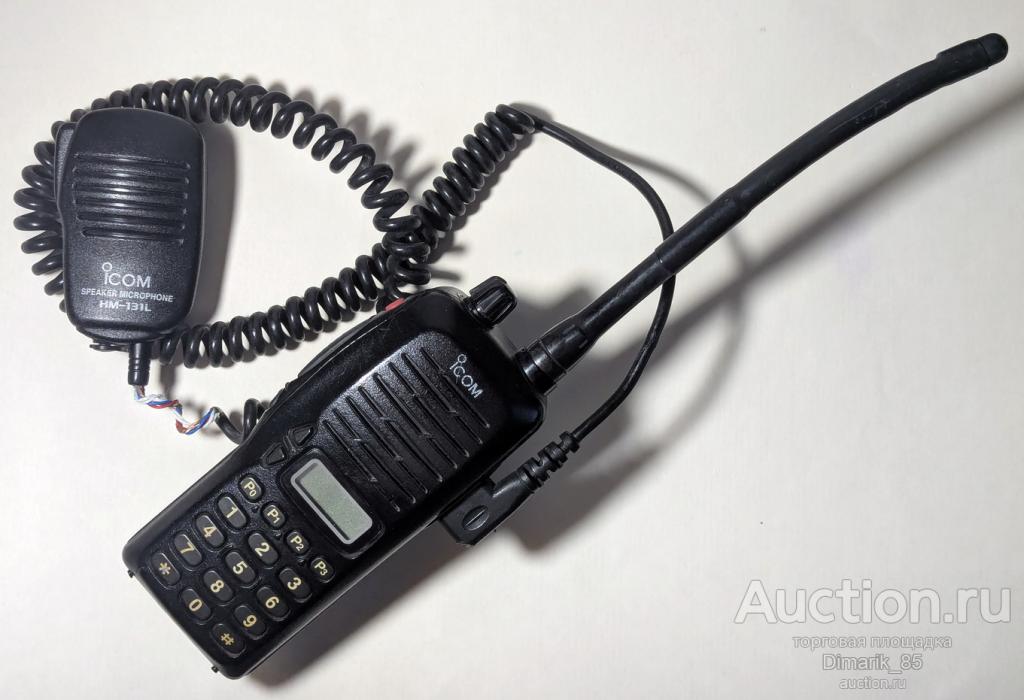 Портативная радиостанция рация Icom IC-F3GT  с тангетой HM-131 L Япония