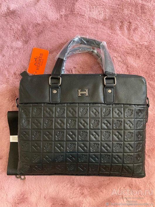 МУЖСКАЯ КОЖАНАЯ СУМКА Hermes LUX