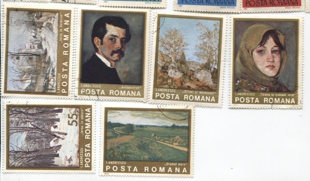 1975 Румыния.Живопись Андреску 6м .гаш