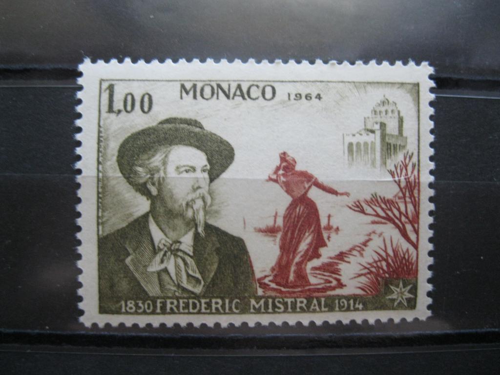 Монако - 50 лет со дня смерти поэта Фредерика Мистраля.1964