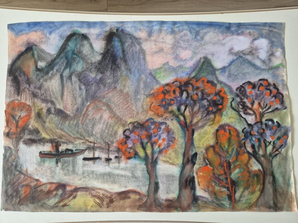 Полянская Л.С. (1905-1979) Камчатка. Корабли в бухте