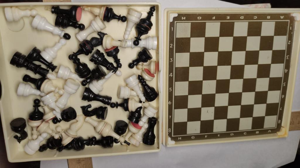 шахматы походные Горки Ленинские, двойной комплект, коллекционные, период СССР