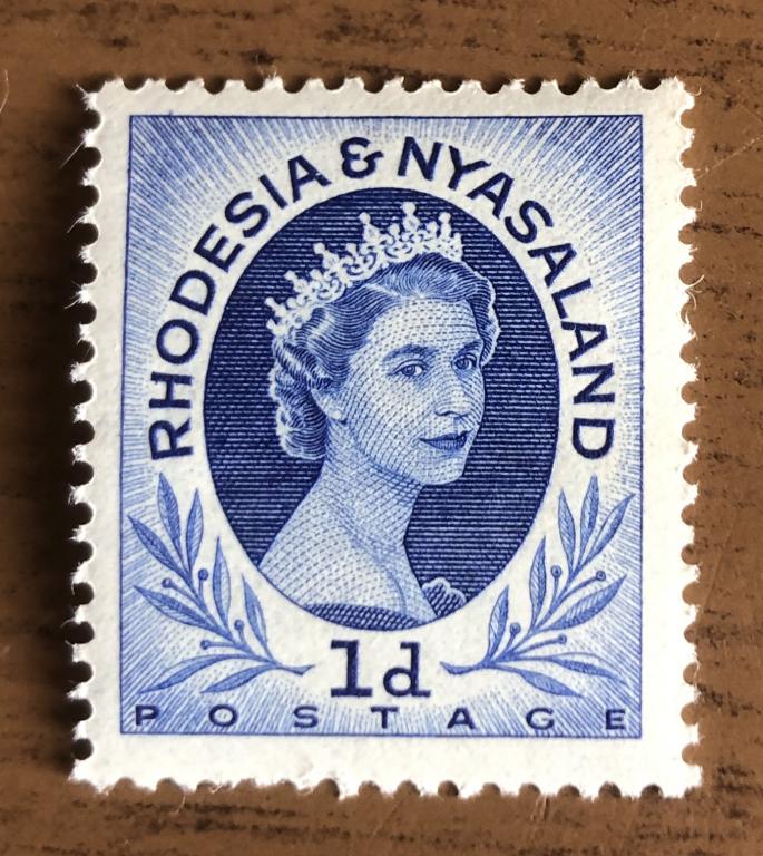 Родезия и Ньясаленд 1954 **Стандарт, королева, Елизавета II. MNH