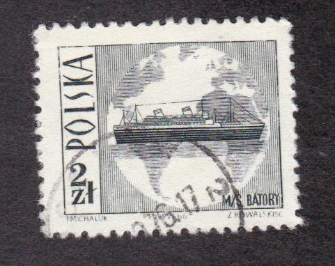Польша 1966 Корабль (3713)