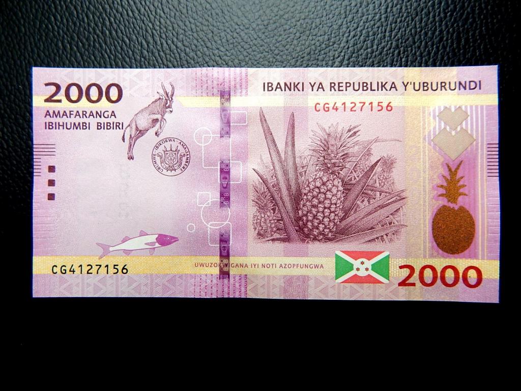 Бона 2000 франков 2018 года Бурунди CG4127156 UNC