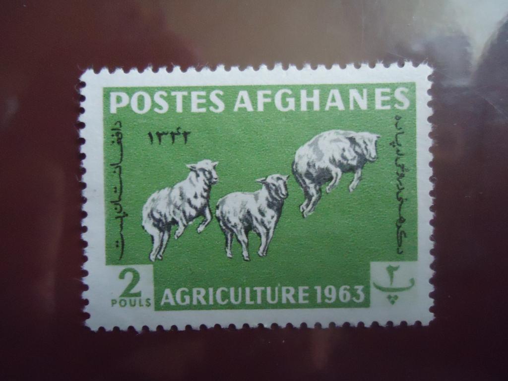 1963 г.  Афганистан    без клея.