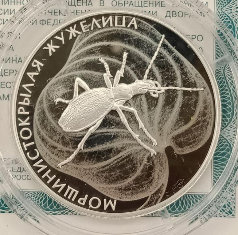 2 рубля 2024 Морщинистокрылая жужелица (030925)