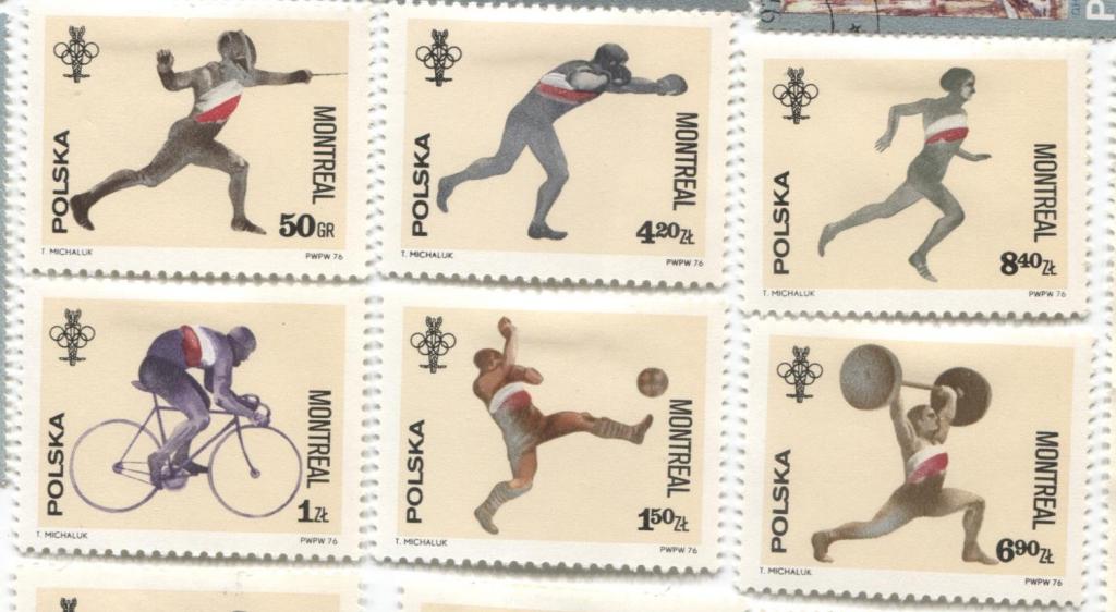 1976 Польша.Олимпийские игры в монреале 6м.**