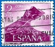 Испания 1969 MiNr 1824. Стандарт. Гибралтар (1/2) (0.3 € | $ 0.25) U