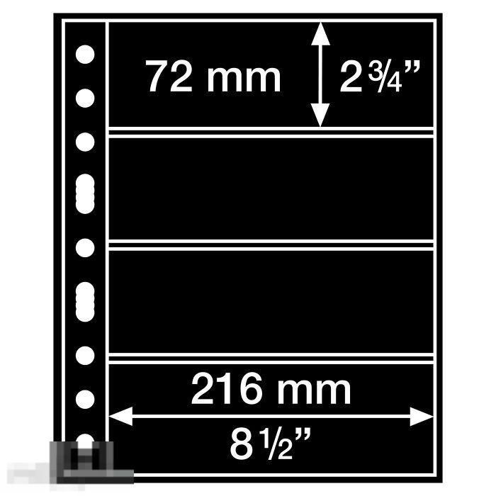 листы GRANDE 4S для бон, 8 ячеек - Leuchtturm (Германия)