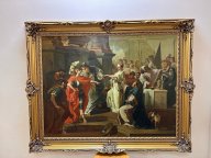 Картина "Жертвоприношение Поликсены". Холст, масло, лак. Деревянный багет. Чугунов С. 1997 год