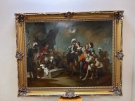 Картина "Триумф Сципиона". Холст, масло, лак. Деревянный багет. Чугунов С. 1997 год