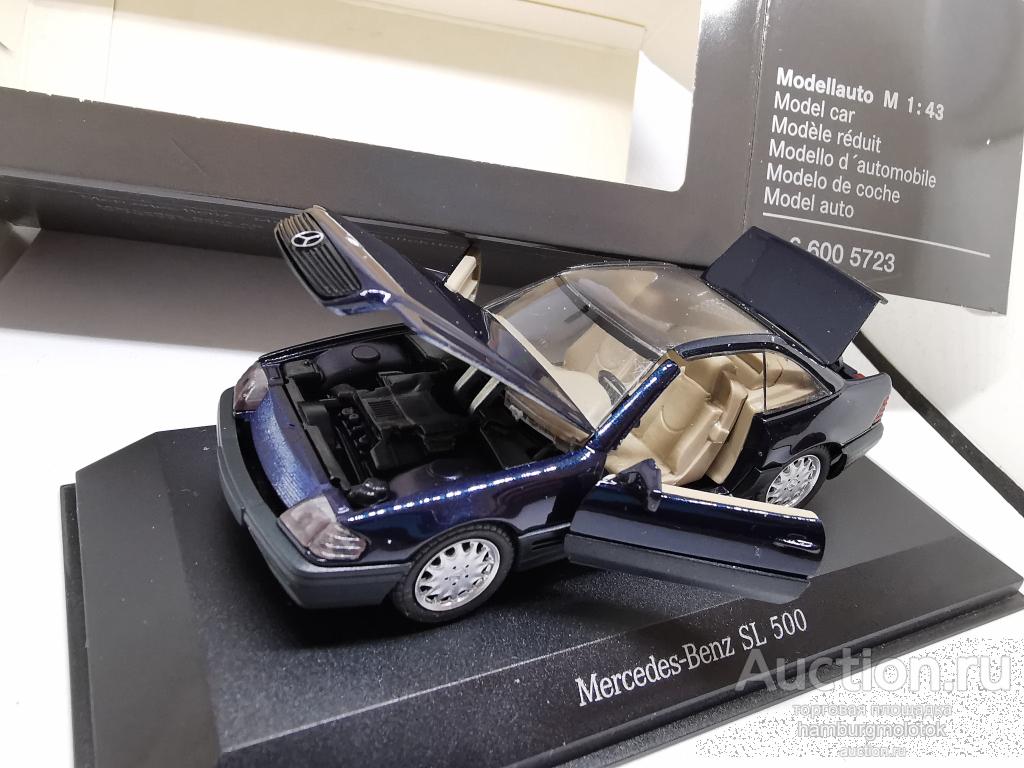 181 Schabak 1:43 R129 Mercedes sl 500 sunroof b66005723