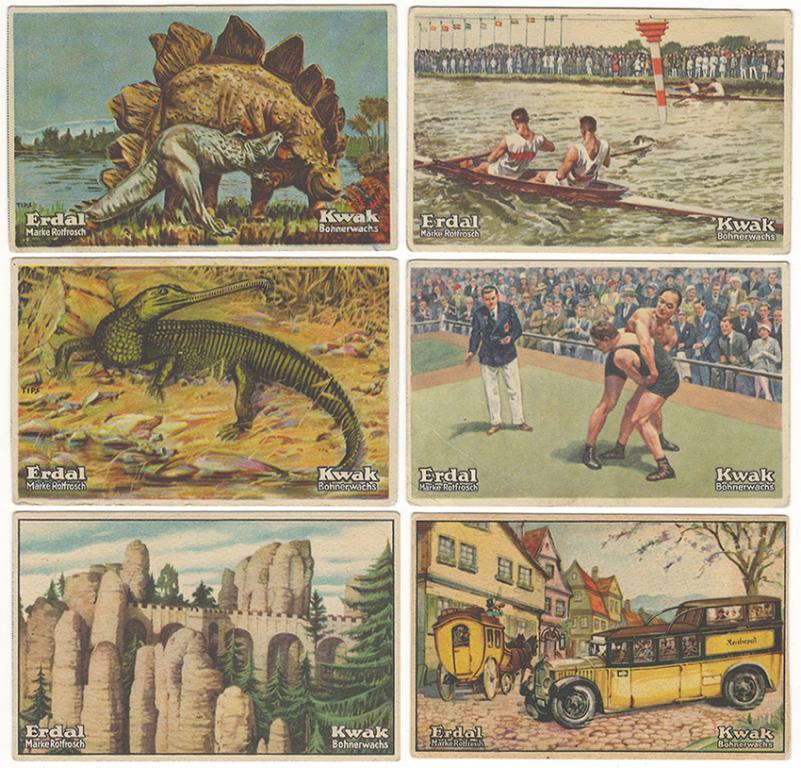6 Карточек фирмы ERDAL KWAK - 20-30 годы Германия