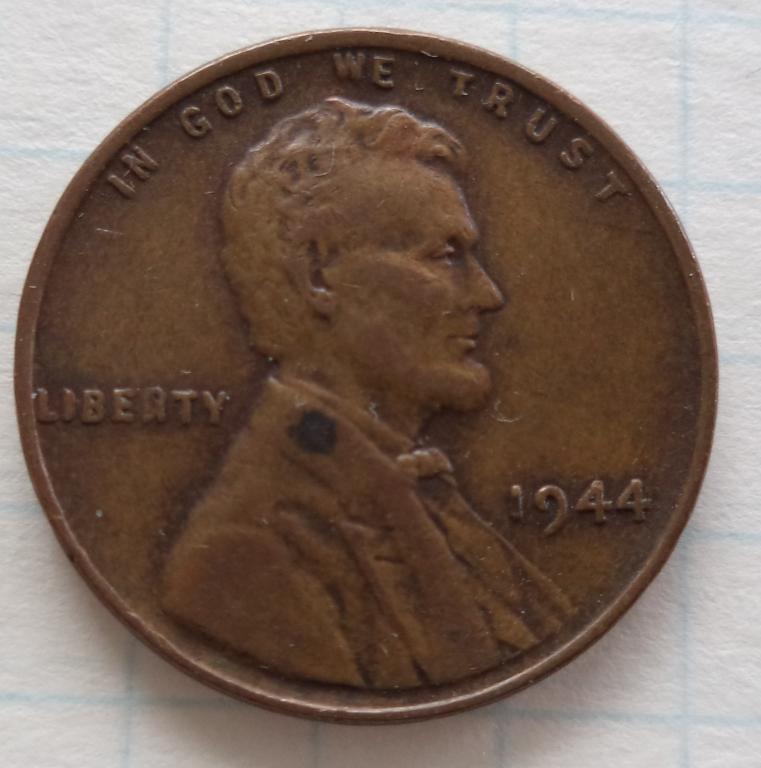 США  1 цент  1944 г.   п.9