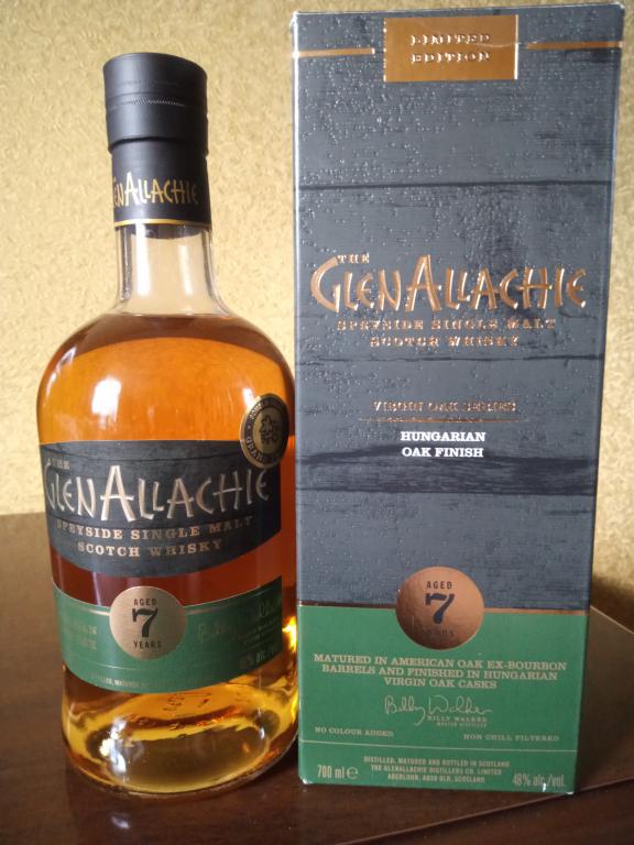 Виски GlenAllachie 7 Year Old Hungarian Virgin Oak.