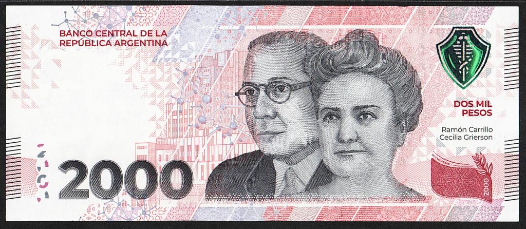 Аргентина. 2000 песо. 2023г. UNC. ПРЕСС. В1-4636