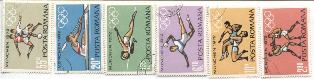 1972 Румыния Олимпийские игры в Мюнхене 6м.гаш