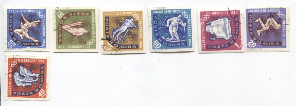 1964 Румыния.Олимпиийские игры в Инсбруке 7м. бзб.гаш