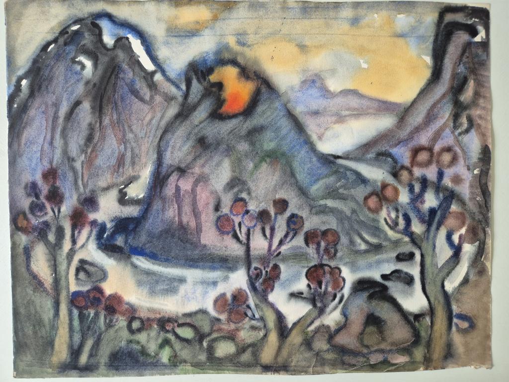Полянская Л.С. (1905-1979)  Вулкан