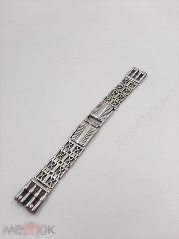 Браслет для часов. Серебро, 875 пр.   (Н -Э2034)