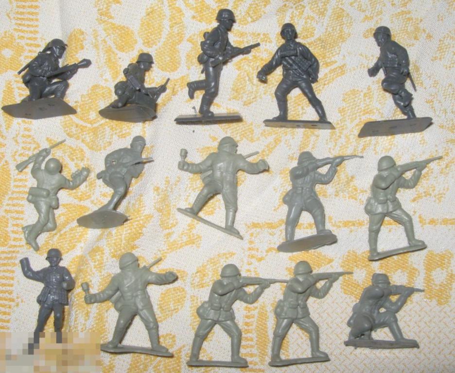Солдатик немцы, американцы. Вторая мировая война. 38 шт.