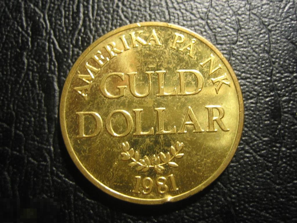 Жетон Guld Dollar 1981 Amerika pank,Sverige Nordiska Kompaniet. Швеция.