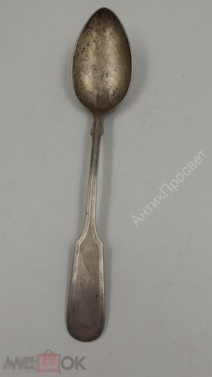 Ложка столовая. Серебро, 875 пр.    (9027)