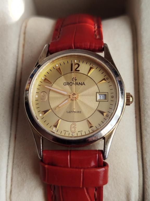 ШВЕЙЦАРСКИЕ ЖЕНСКИЕ ЧАСЫ GROVANA 3206.1111.РЕДКИЕ.