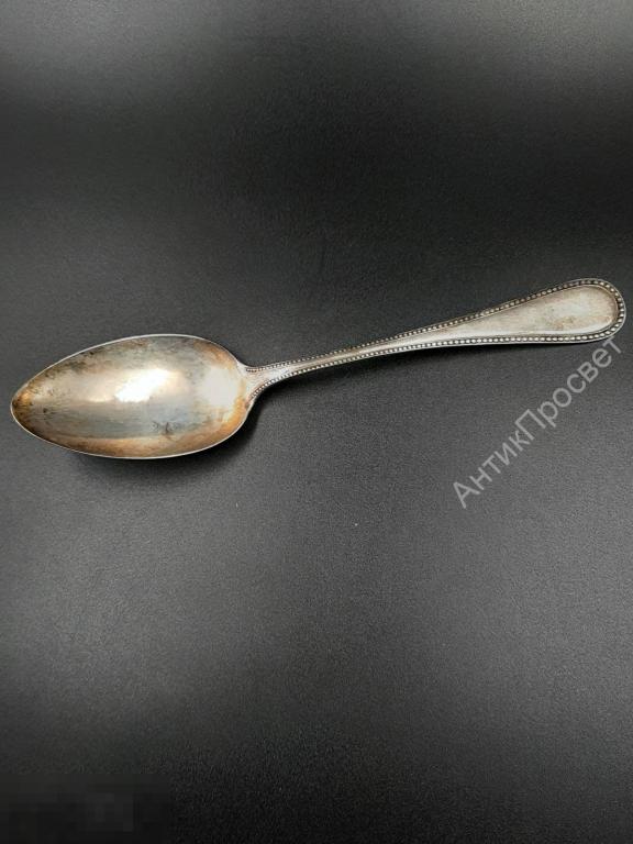 Ложка столовая. Серебро, 800 проба.  (П -Ц1104)