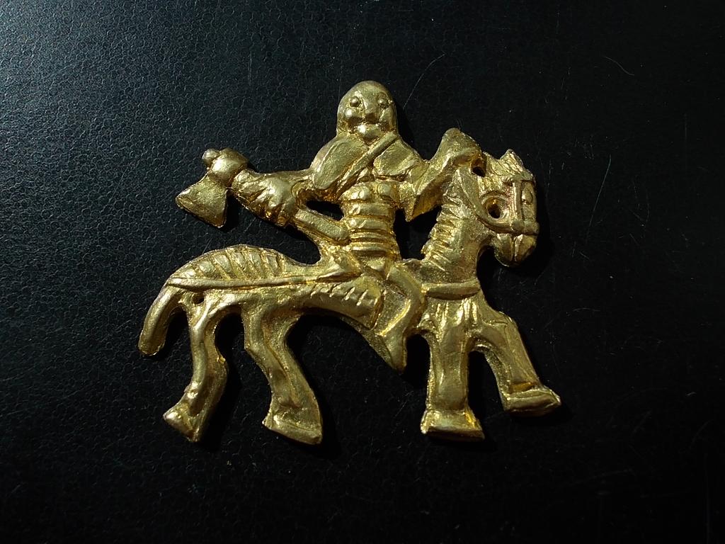 ВСАДНИК ПОДВЕСКА БРОНЗА КОПИЯ (46 И)