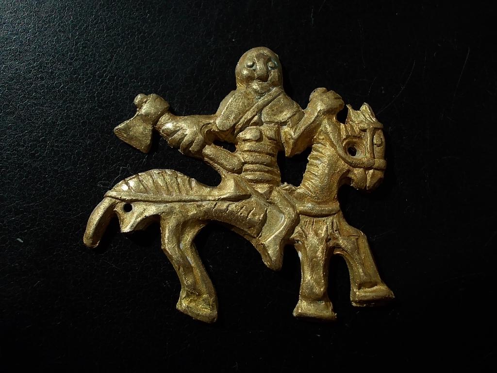 ВСАДНИК ПОДВЕСКА БРОНЗА КОПИЯ (46 В)