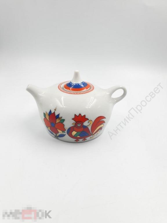 Маленький чайник. Петух, конь. ЛФЗ.  (М1086)