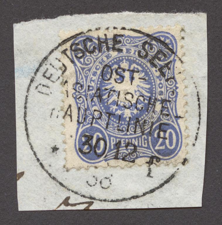 Морская почта OST-ASIATISCHE HAUPTLINIE, ПЕРВЫЕ РЕЙСЫ 30/12 1888 (см. сканы)