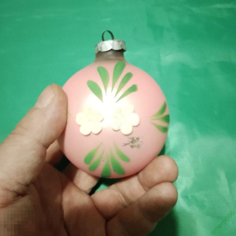 Елочная игрушка СССР шар ГДР