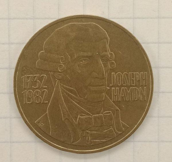20 шиллингов 1982 Австрия - 250 лет со дня рождения Йозефа Гайдна (029157)