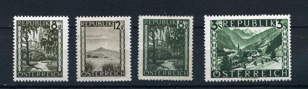 Австрия. Ландшафты и архитектура Австрии. Стандарт. 1945.*