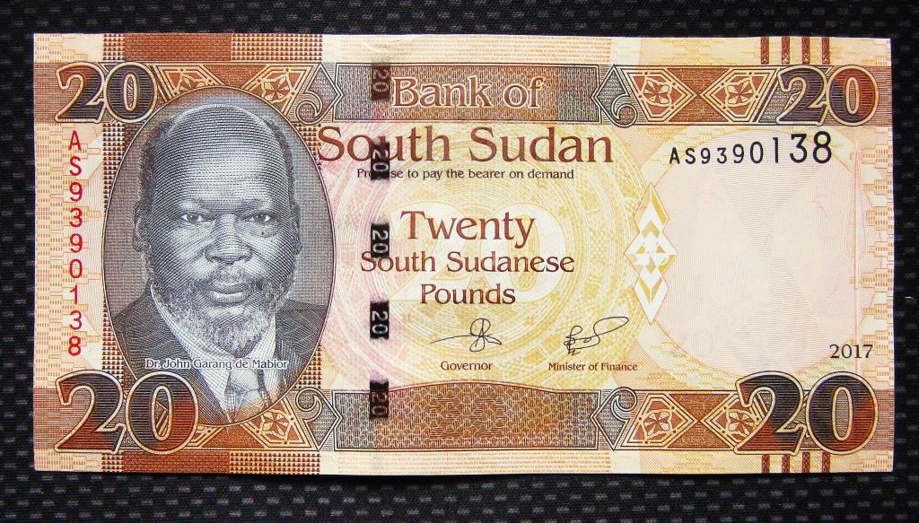 Южный Судан 2017 г. 20 фунтов UNC