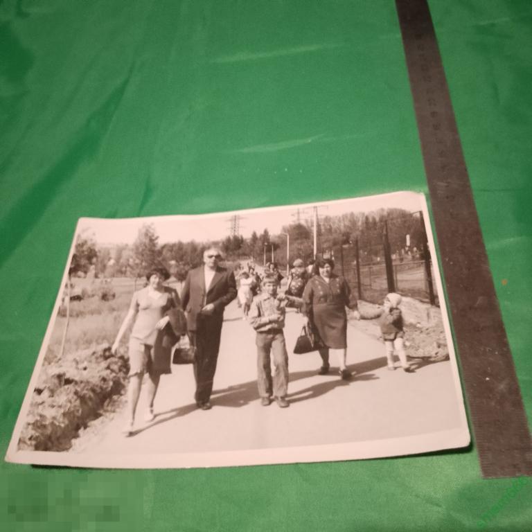 Фотография СССР застолье праздник свадьба природа архитектура