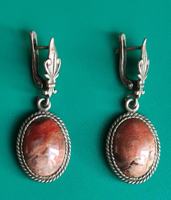 Набор "Дракон": зажим для галстука + запонки. Вьетнам. Серебро 0,900 875