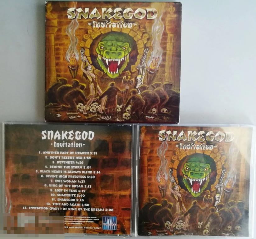 SNAKEGOD (FI) Invitation (2001) (AMG) slip case + 12-стр. буклет Сост. : "VERY GOOD"