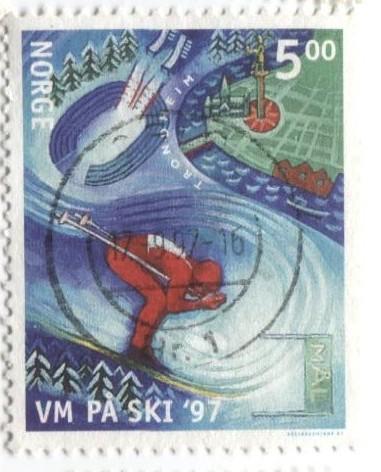 1997 Норвегия.северный лыжный чемионат мира в Трондхейме 1м.гаш