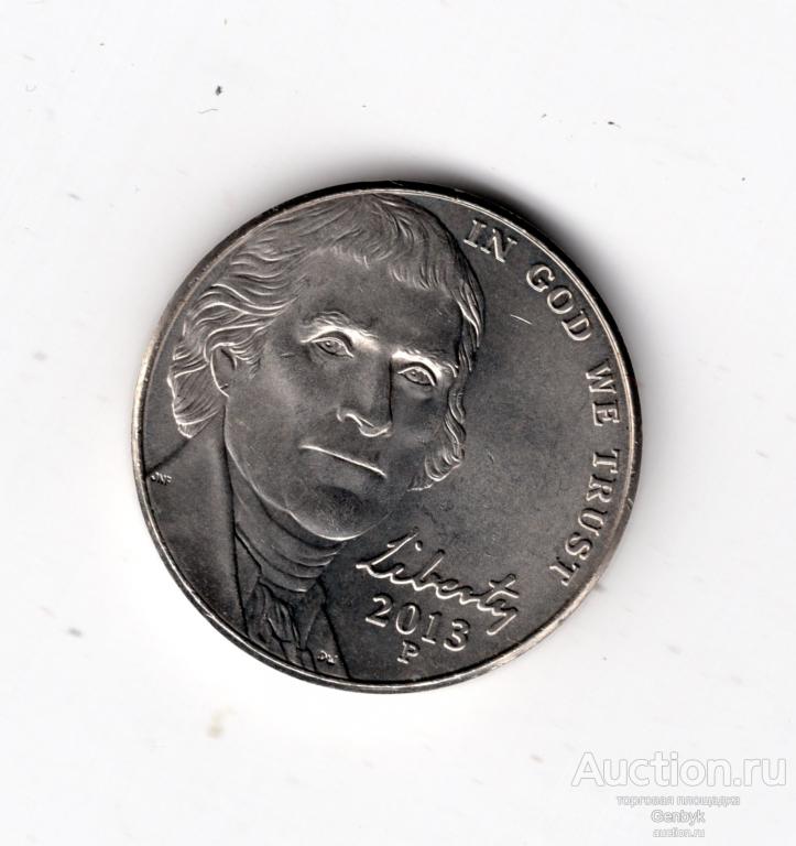 США 5 центов   2013 года США   (МИН2-39)