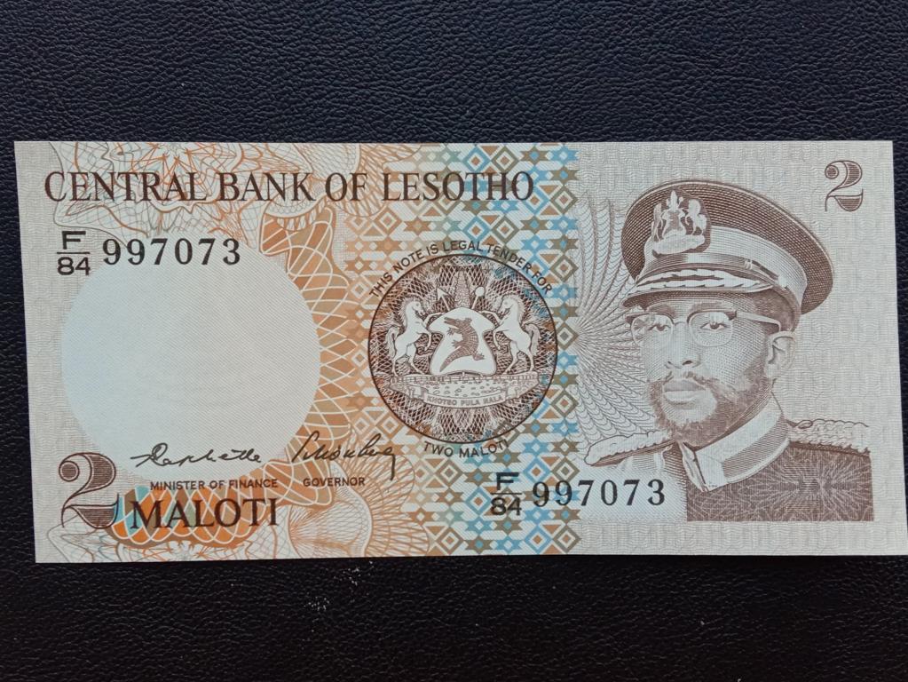 Лесото 2 малоти 1984г.  UNC    Р.4b